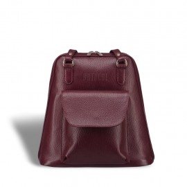 Женская сумка-рюкзак трапециевидной формы BRIALDI Beatrice (Биатрис) relief cherry