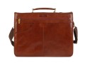 Кожаный портфель мужской Ashwood Leather Gareth Chestnut Brown