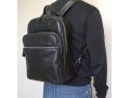 Кожаный рюкзак мужской для ноутбука Carlo Gattini Monferrato black (арт. 3017-01)