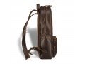 Мужской рюкзак из натуральной кожи BRIALDI Bismark (Бисмарк) brown