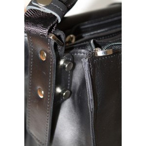 Кожаная сумка через плечо Carlo Gattini Albano black (арт. 5006-01)
