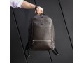 Кожаный рюкзак мужской BRIALDI Pathfinder (Следопыт) relief brown