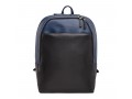 Мужской рюкзак из натуральной кожи Faber Dark Blue/Black