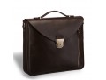 Кожаный портфель мужской BRIALDI Planck (Планк) brown