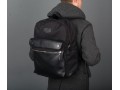 Кожаный рюкзак мужской Bergen Black