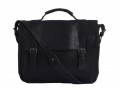 Кожаный портфель мужской Ashwood Leather Bradley Black