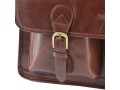 Мужской портфель из натуральной кожи Ashwood Leather 8190 Chestnut Brown