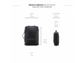 Мужской кожаный рюкзак-трансформер BRIALDI Bering (Беринг) relief black