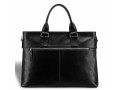 Деловая сумка Slim-формата для документов BRIALDI Bresso (Брессо) relief black