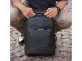 Кожаный рюкзак мужской BRIALDI Discovery (Дискавери) relief black