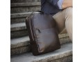 Кожаный рюкзак мужской BRIALDI Winston (Винстон) relief brown