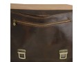 Мужской портфель из натуральной кожи FIRENZE (Темно-коричневый)