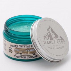 Manly Crystal Pomade - Помада для укладки волос на водной основе, 120 мл